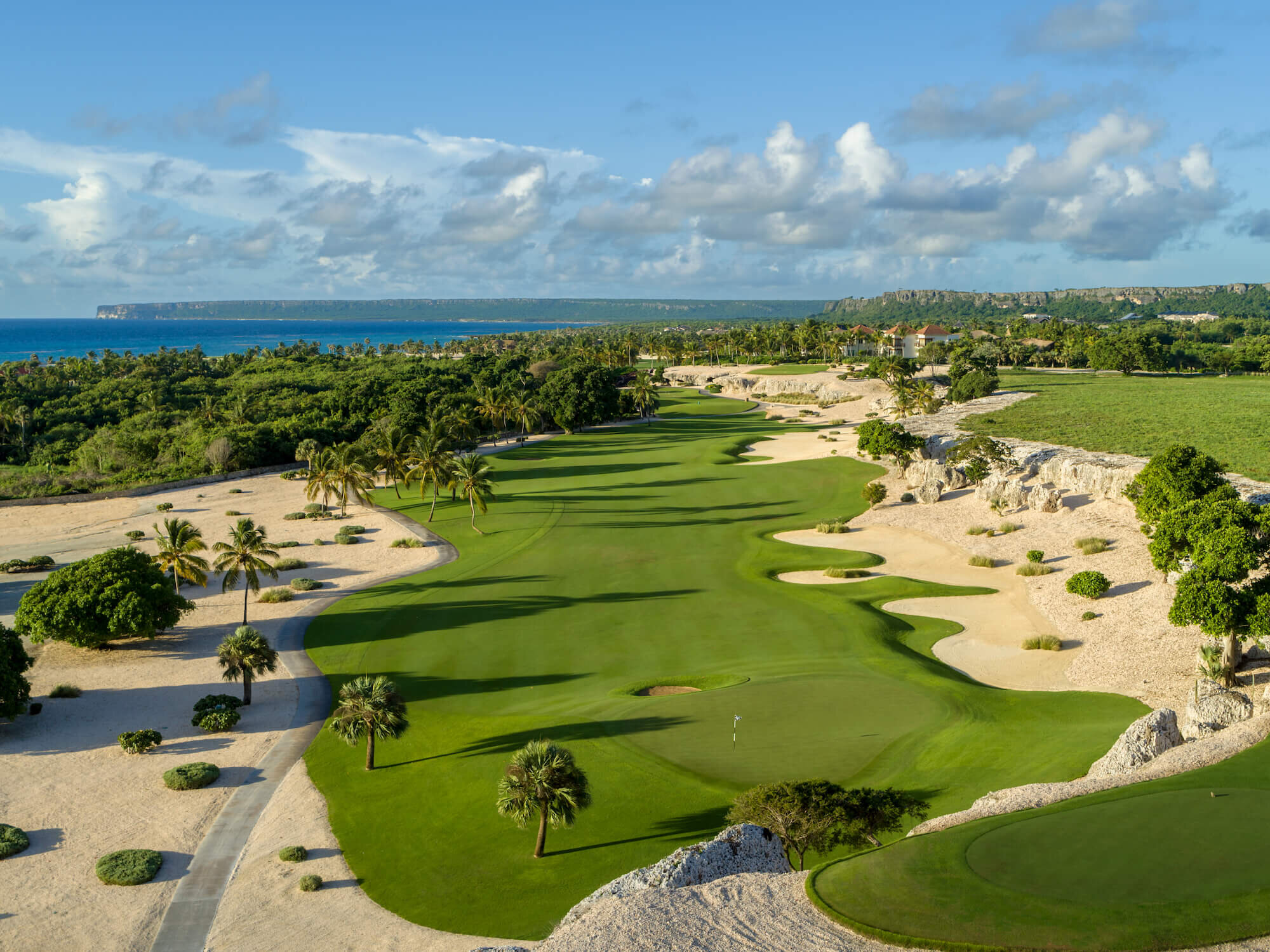 Las Iguanas Golf Club aerial oceanside Cap Cana Dominican Republic